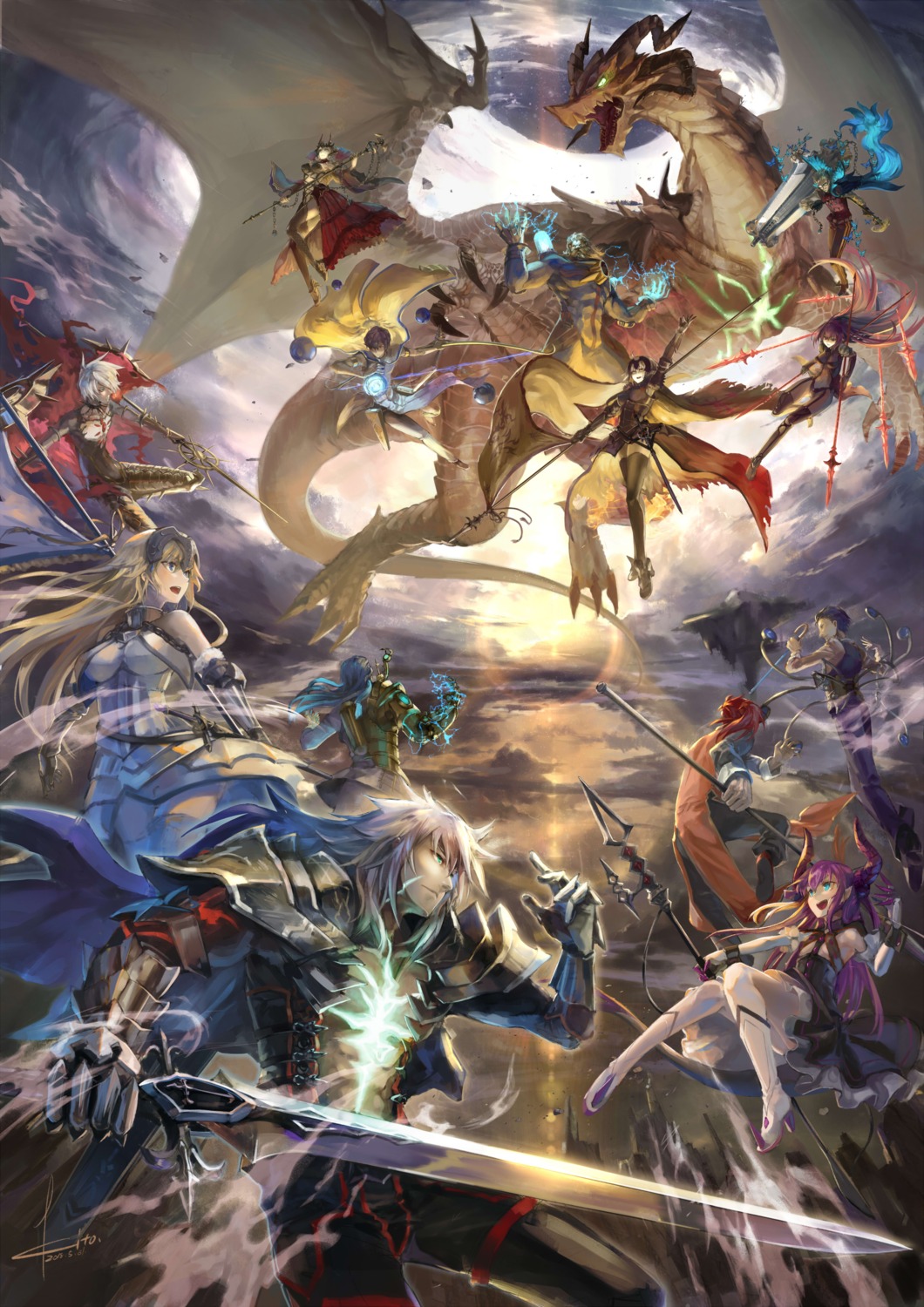arjuna_(fate), armor, bodysuit, carmilla_(fate/grand_order), elizabeth_bathory, fate/grand_order, heels, james_moriarty_(fate)