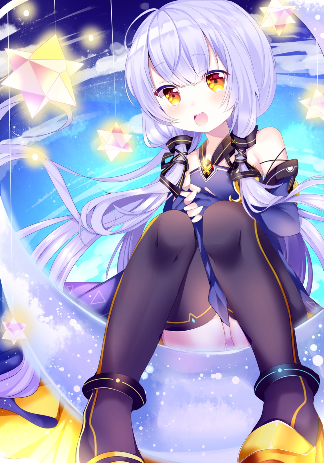pantsu, shu, stardust_(vocaloid), thighhighs, vocaloid