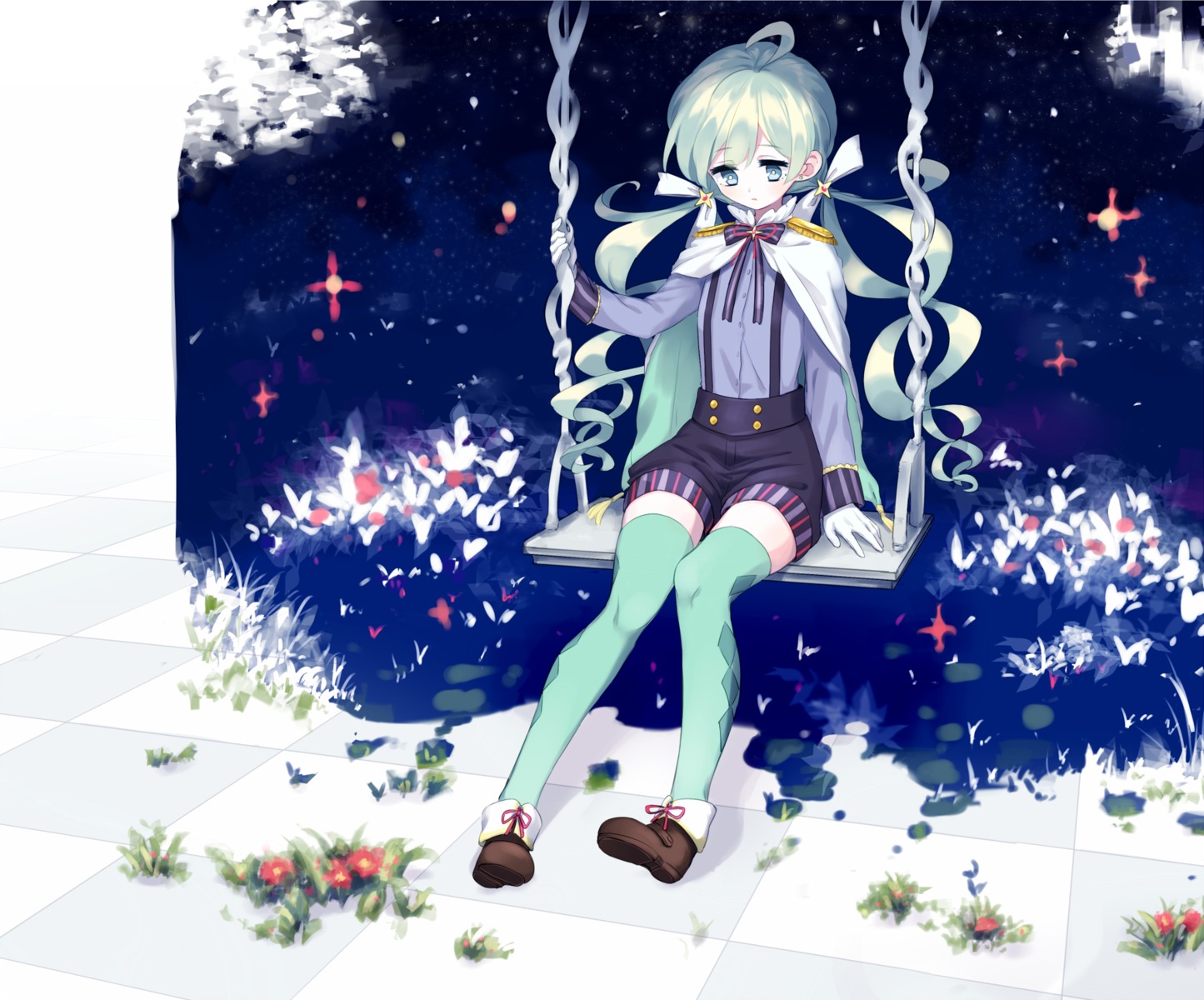 kodamari, thighhighs