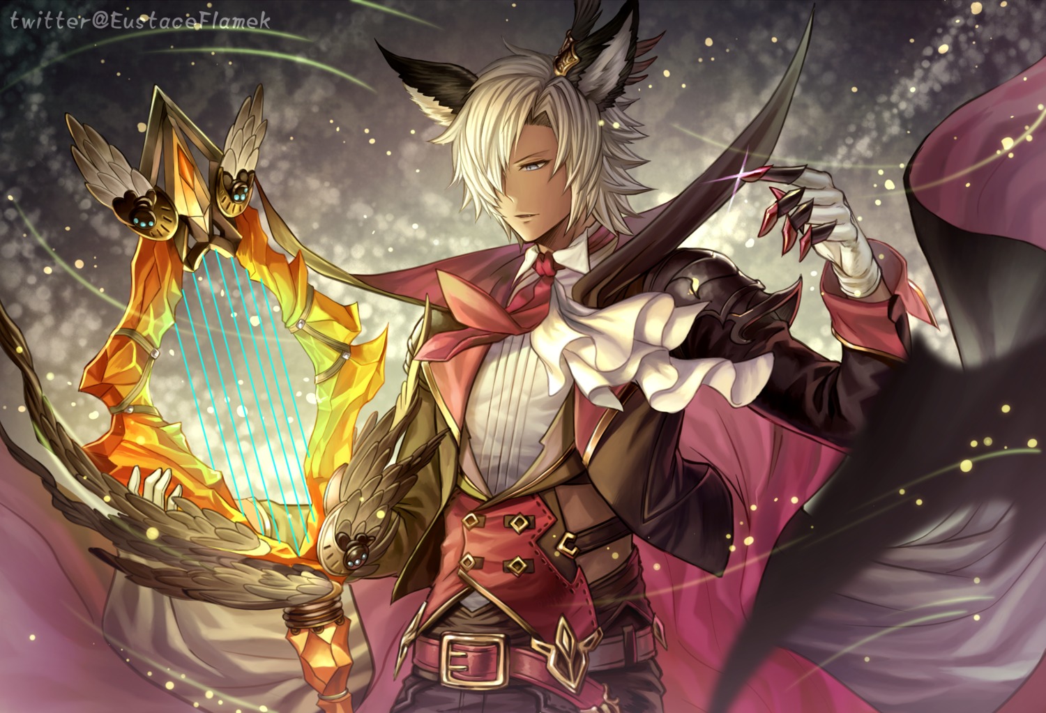 animal_ears, eustace_(granblue_fantasy), granblue_fantasy, male, pointy_ears, yusunoinu