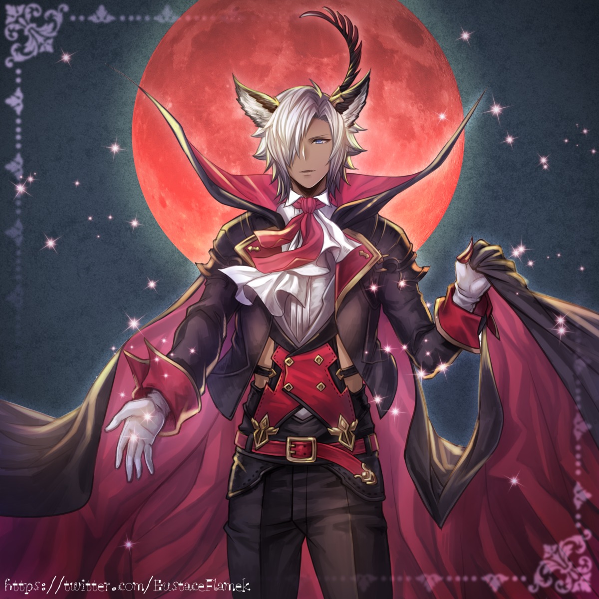 animal_ears, eustace_(granblue_fantasy), granblue_fantasy, male, pointy_ears, yusunoinu