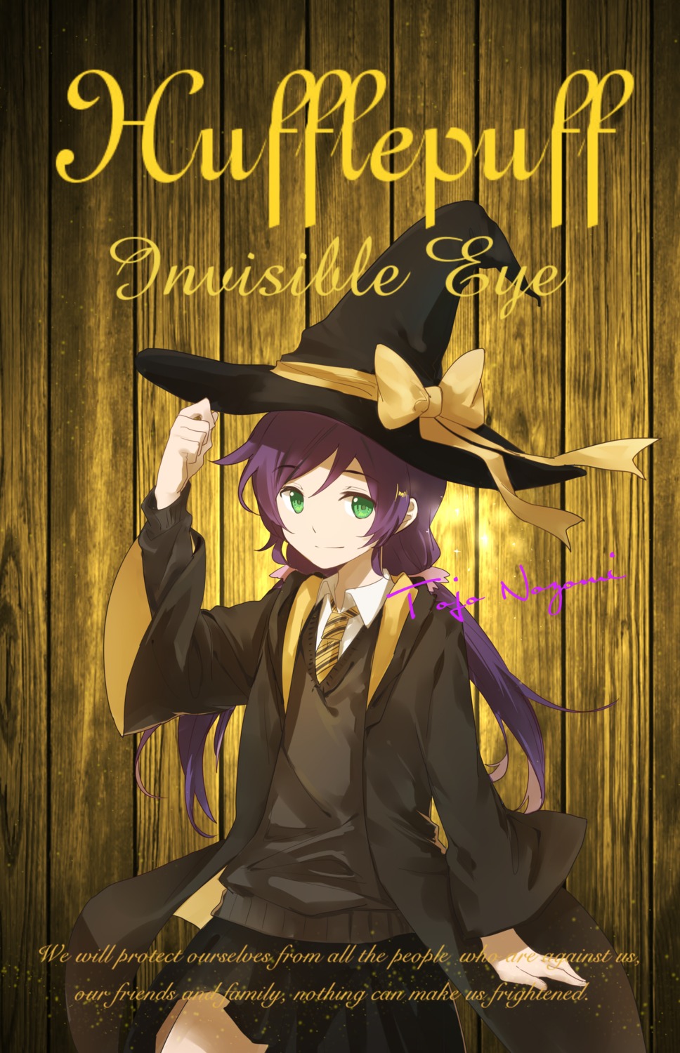 cosplay, harry_potter, love_live!, love_live!_(series), seifuku, sweater, toujou_nozomi, walluku