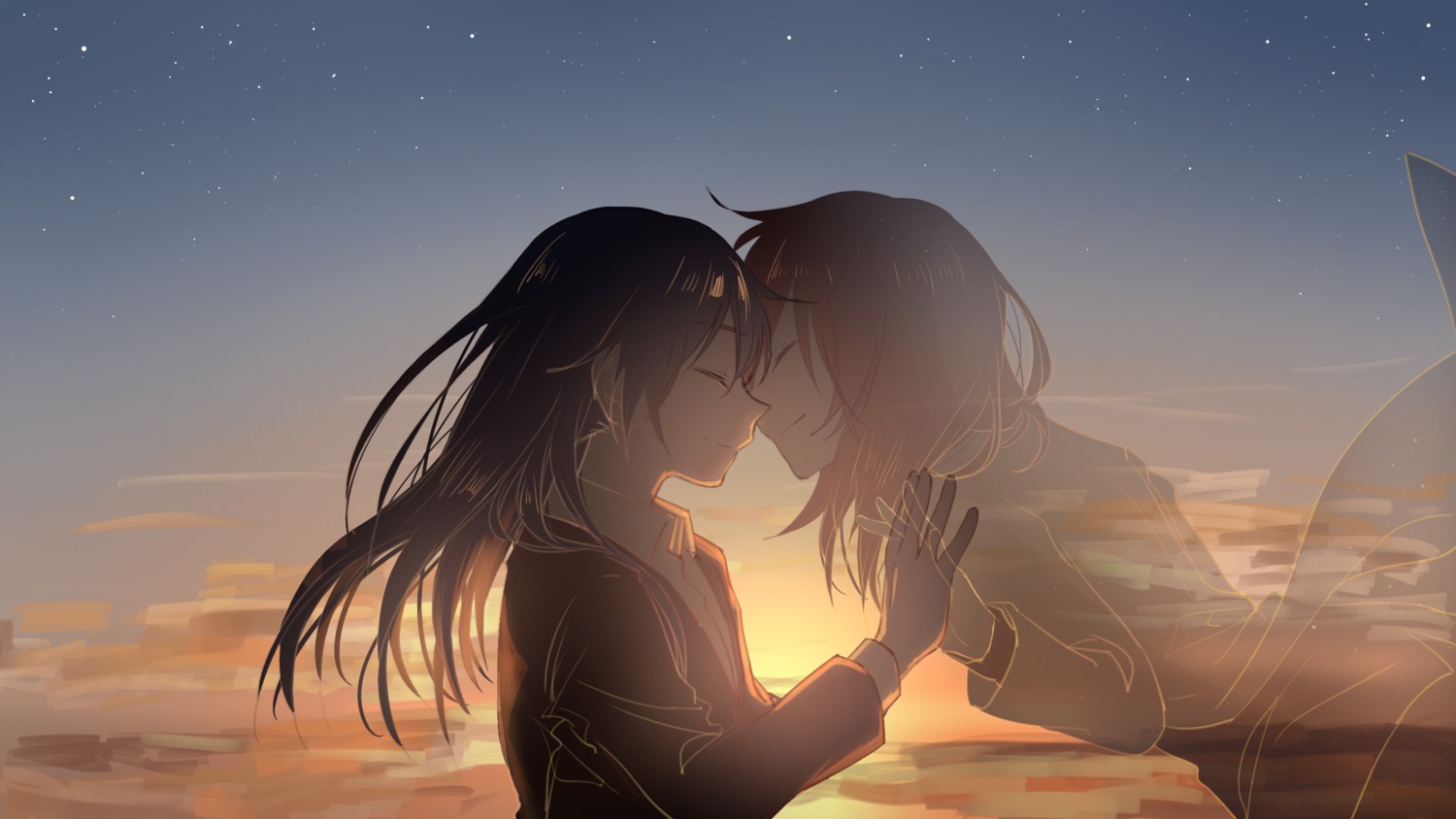 love_live!, love_live!_(series), nishikino_maki, sonoda_umi, walluku, yuri