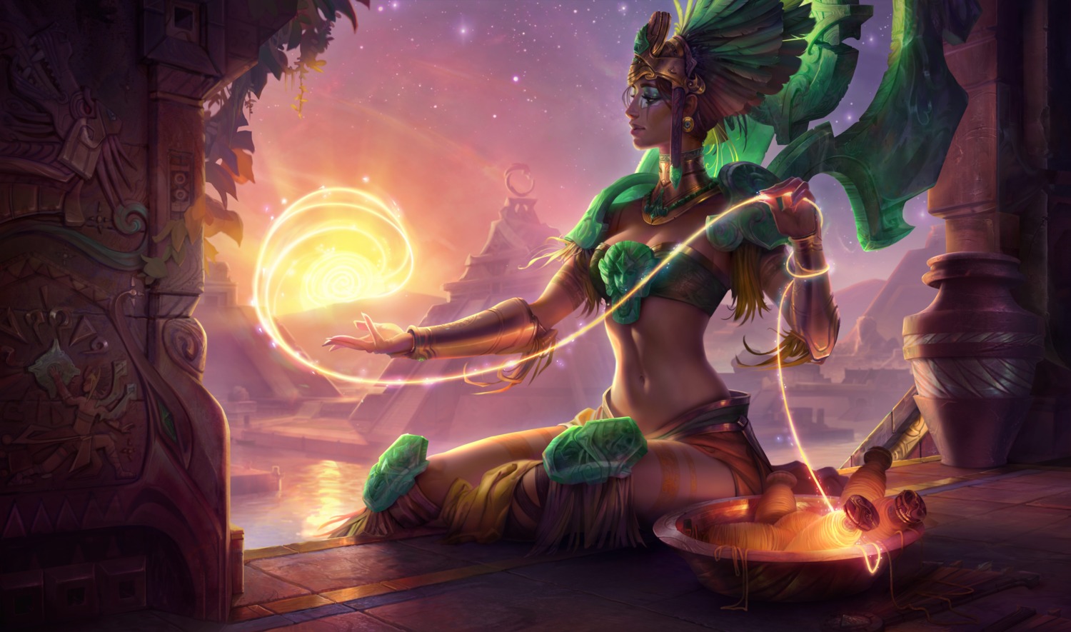 bikini_top, cleavage, karma_(league_of_legends), league_of_legends, swimsuits, tagme