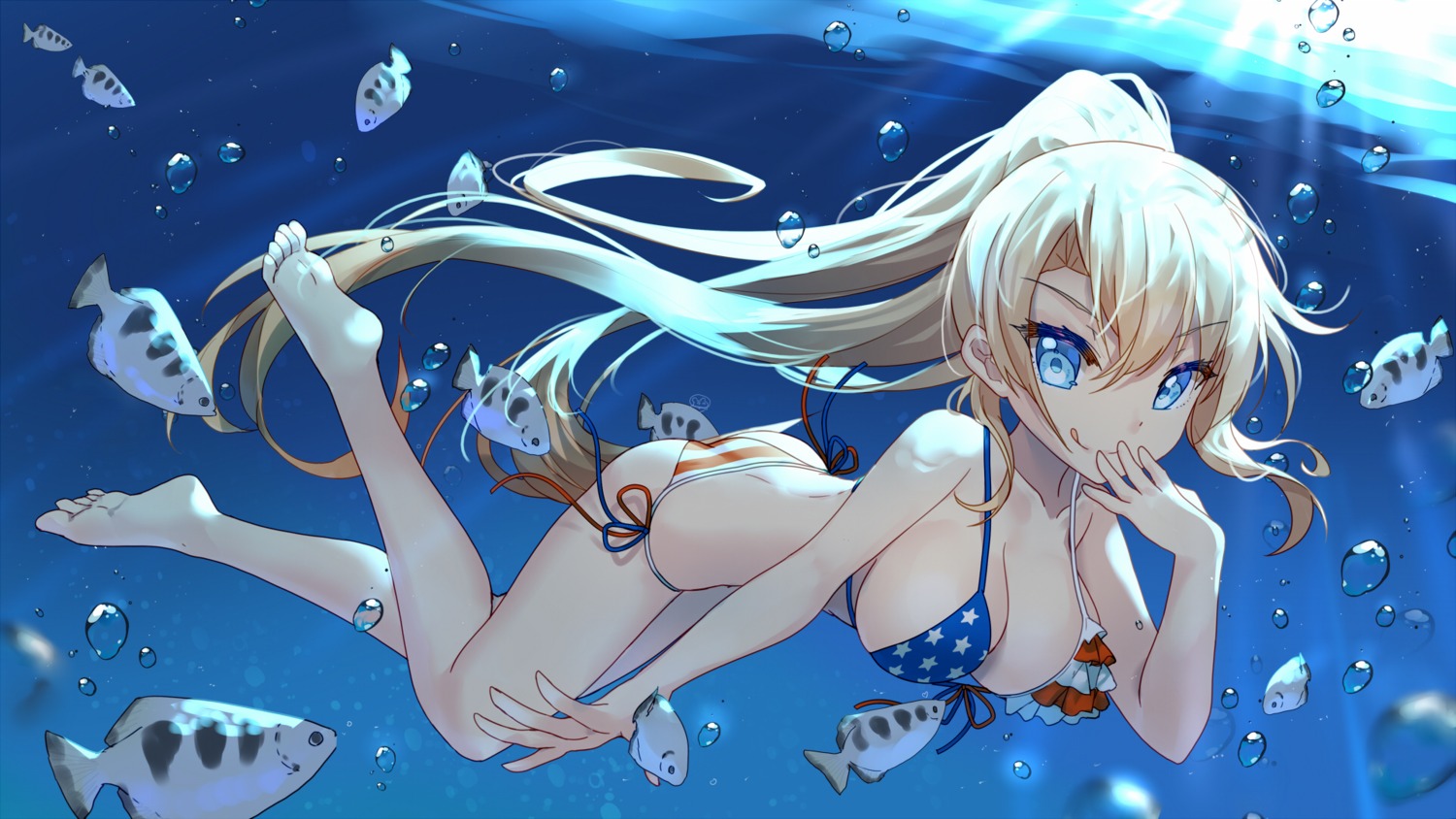 archerfish_(zhanjianshaonv), bikini, bison_cangshu, swimsuits, zhanjianshaonv