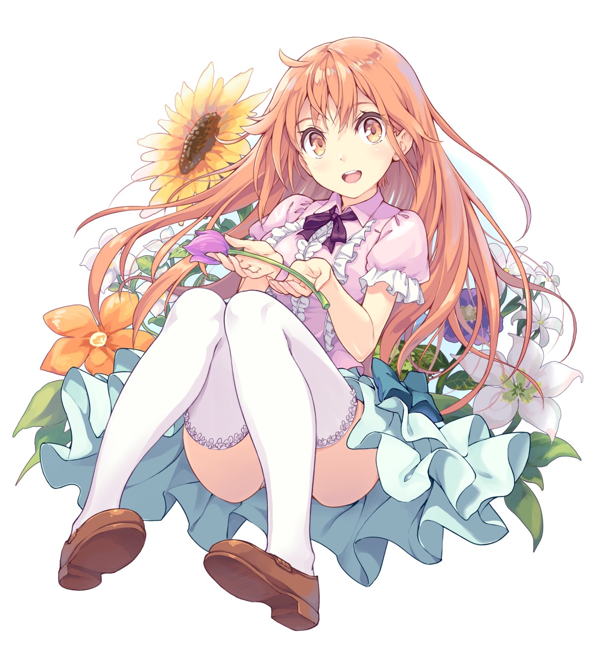 hinoki_yuu, thighhighs