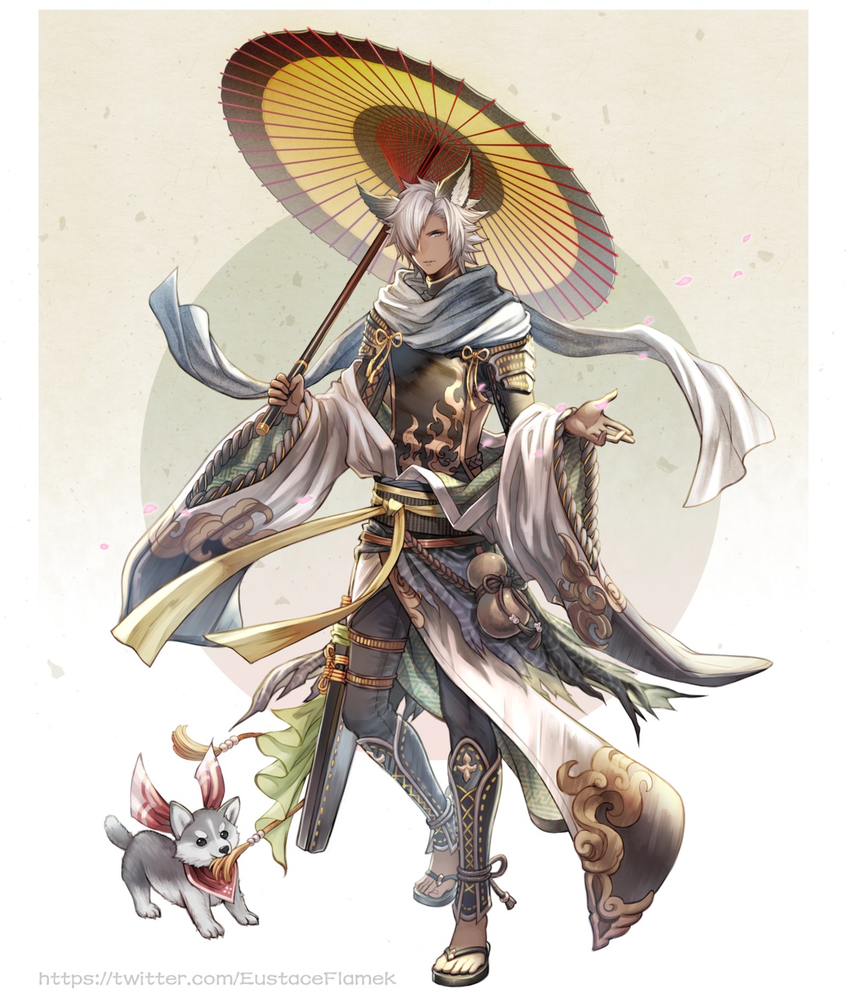 animal_ears, eustace_(granblue_fantasy), granblue_fantasy, male, pointy_ears, yusunoinu