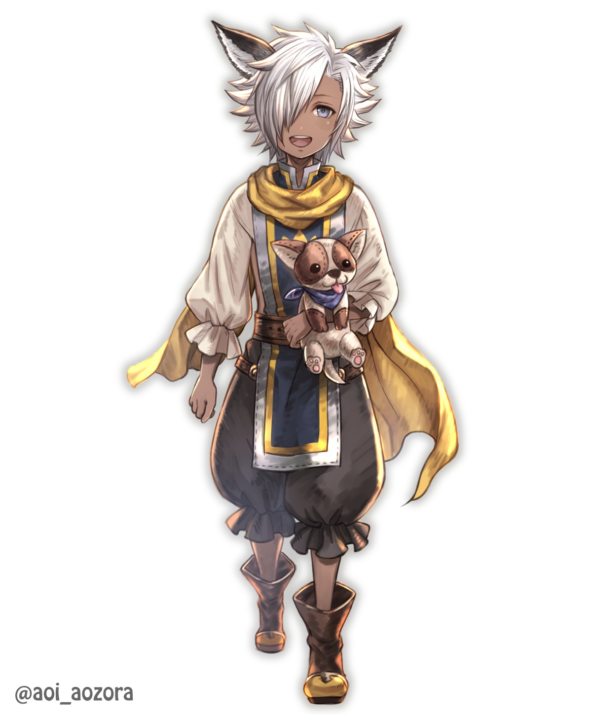 animal_ears, eustace_(granblue_fantasy), granblue_fantasy, male, pointy_ears, yusunoinu