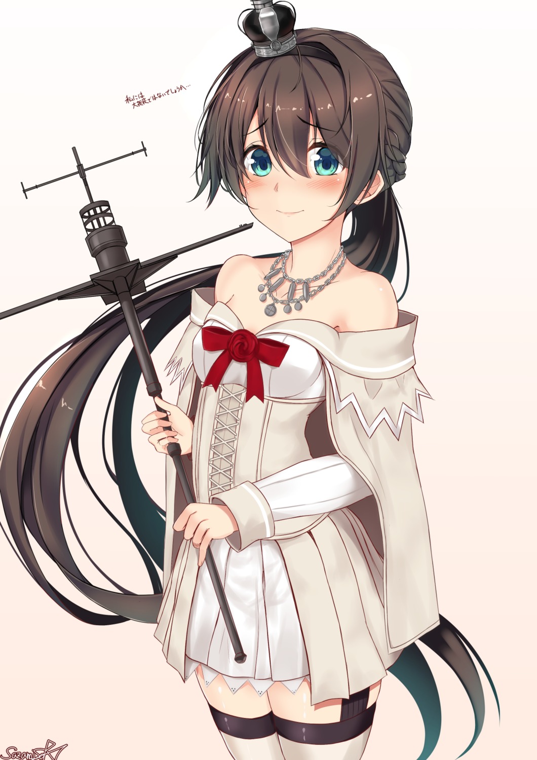 cosplay, houshou_(kancolle), kantai_collection, sazamiso_rx, stockings, thighhighs, warspite_(kancolle)