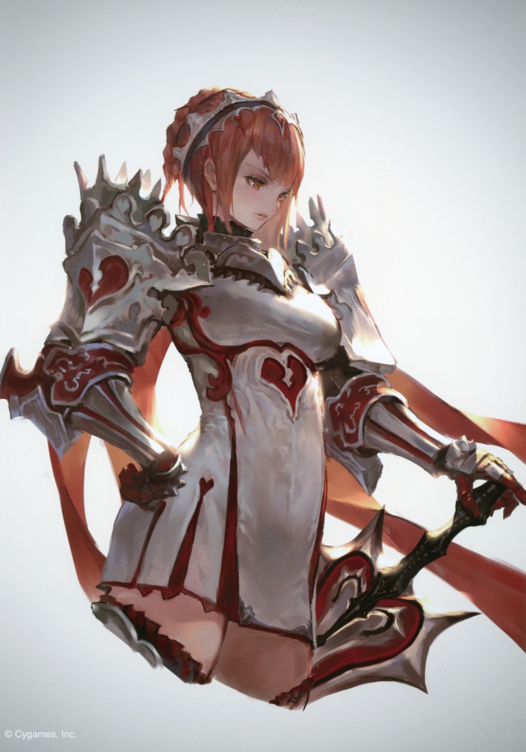 armor, dress, n.a., shingeki_no_bahamut, sword, thighhighs