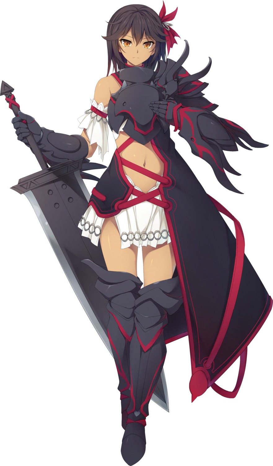 armor, brave_girl_ravens, kusakami_akira, sword, thighhighs