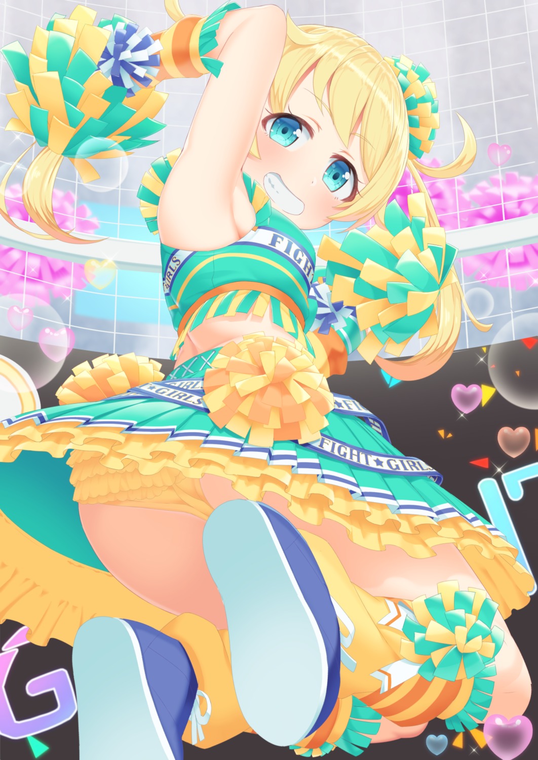 cheerleader, kiratto_pri_chan, moegi_emo, pantsu, pretty_series, tachimi_(basue)