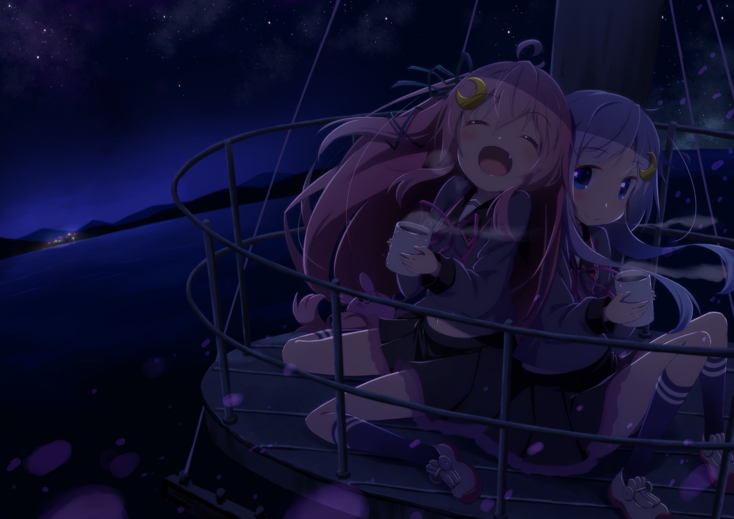 hirose_madoka, kantai_collection, seifuku, uzuki_(kancolle), yayoi_(kancolle)