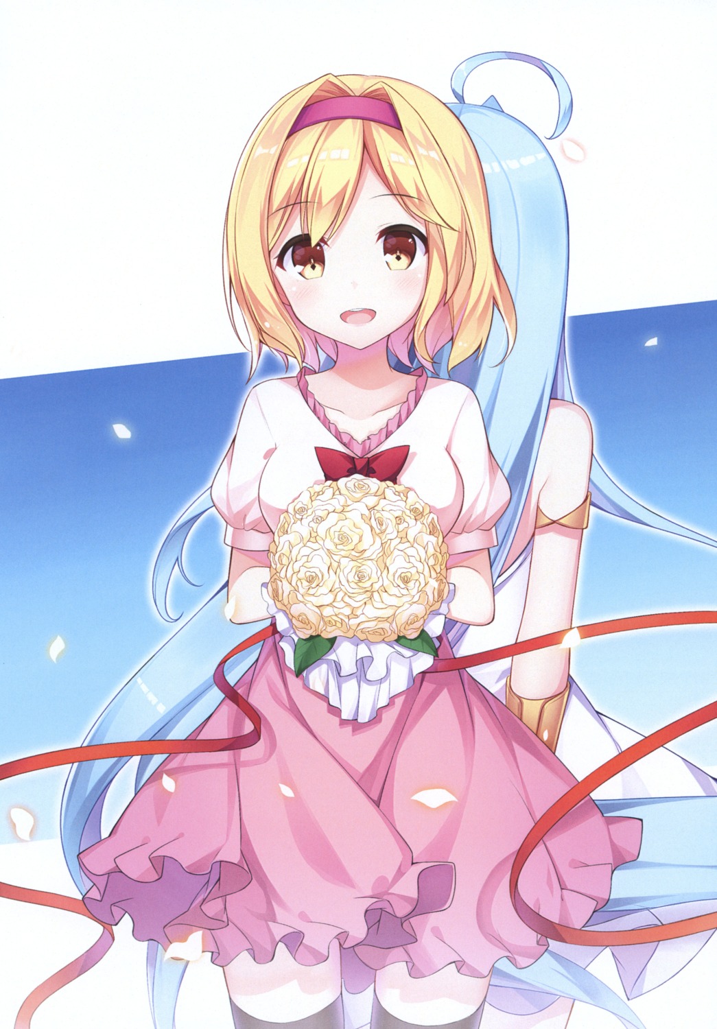 amemiya_ruki, djeeta_(granblue_fantasy), dress, granblue_fantasy, lyria_(granblue_fantasy), thighhighs