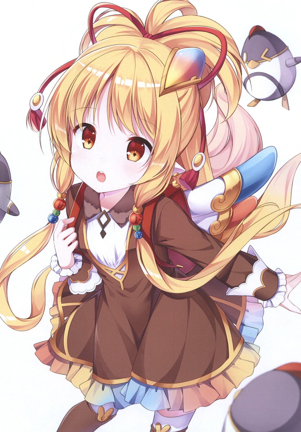 amemiya_ruki, dress, granblue_fantasy, makira_(granblue_fantasy), thighhighs