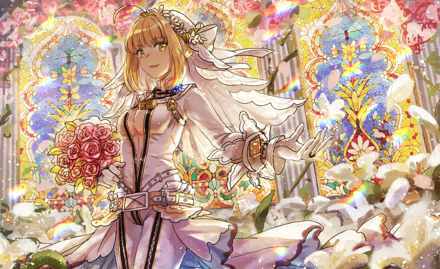 cleavage, fate/extra, fate/extra_ccc, fate/grand_order, fate/stay_night, mento, nero_claudius_(fate), no_bra