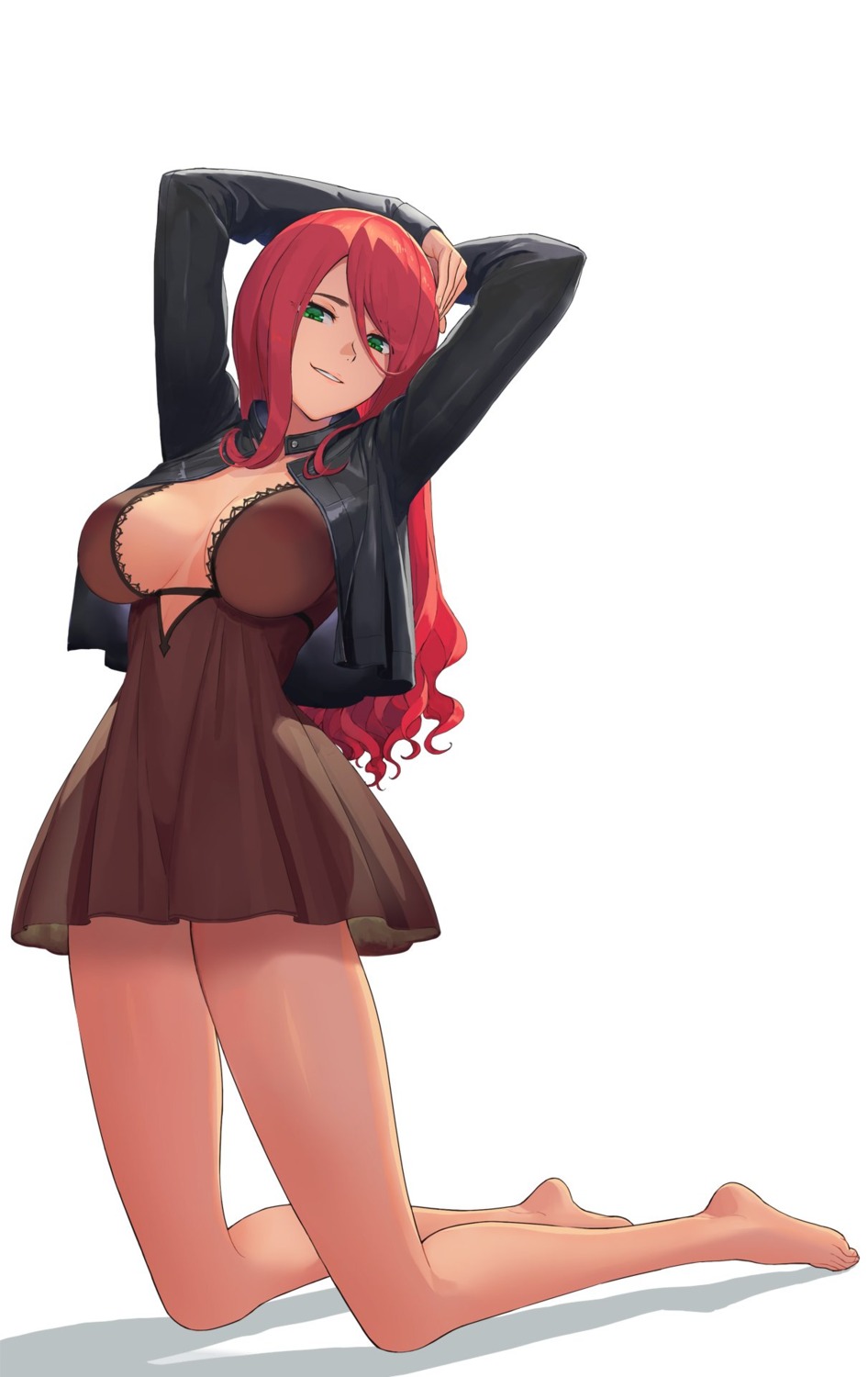 cleavage, dress, wakasanoshito