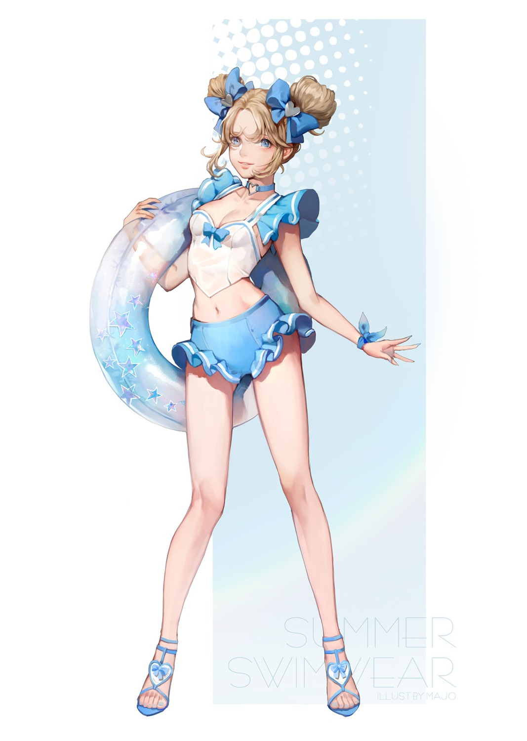 cleavage, majo, see_through, swimsuits