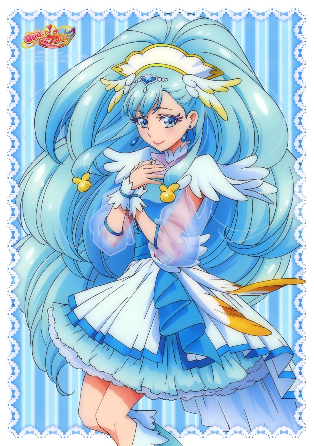 hugtto!_precure, kawamura_toshie, precure, see_through, yakushiji_saaya