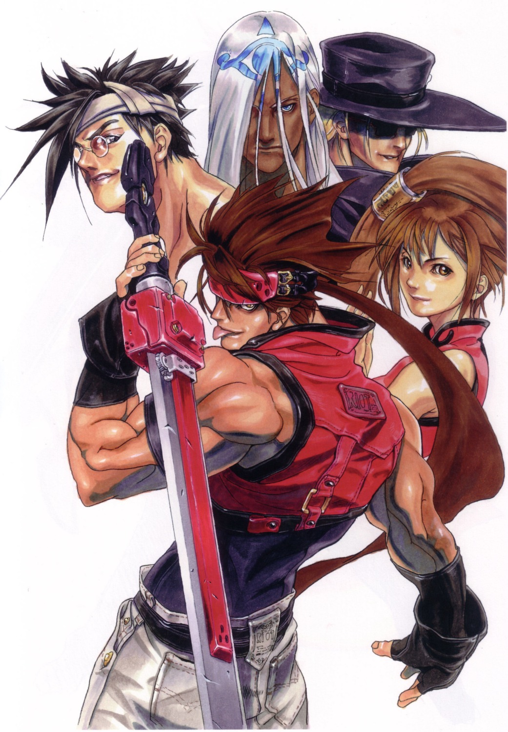 chinadress, guilty_gear, ishiwatari_daisuke, johnny, kuradoberi_jam, megane, mito_anji, sol_badguy