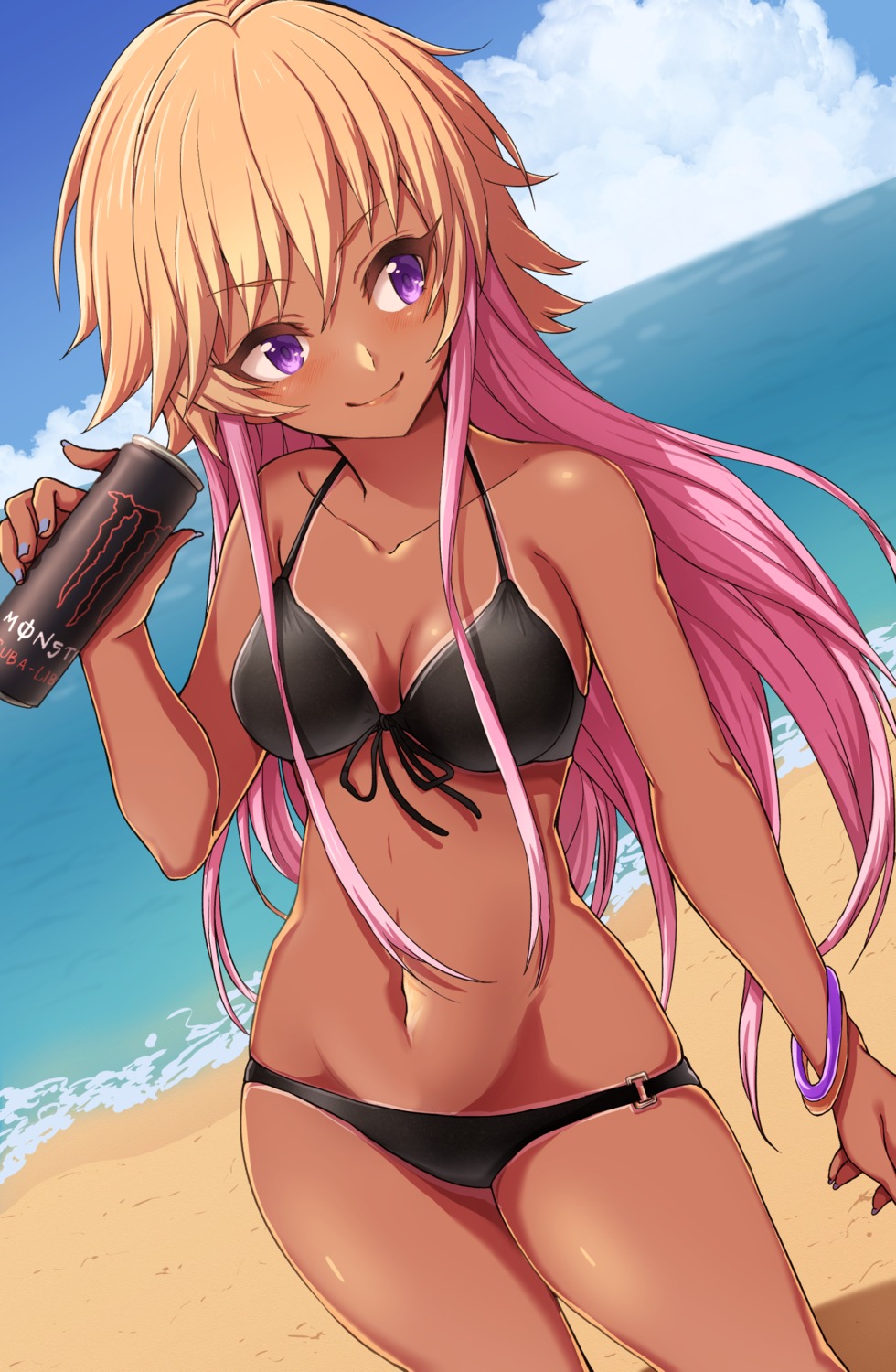 bikini, cleavage, morino_shoutarou, ninomiya_asuka, swimsuits, tan_lines, the_idolm@ster, the_idolm@ster_cinderella_girls