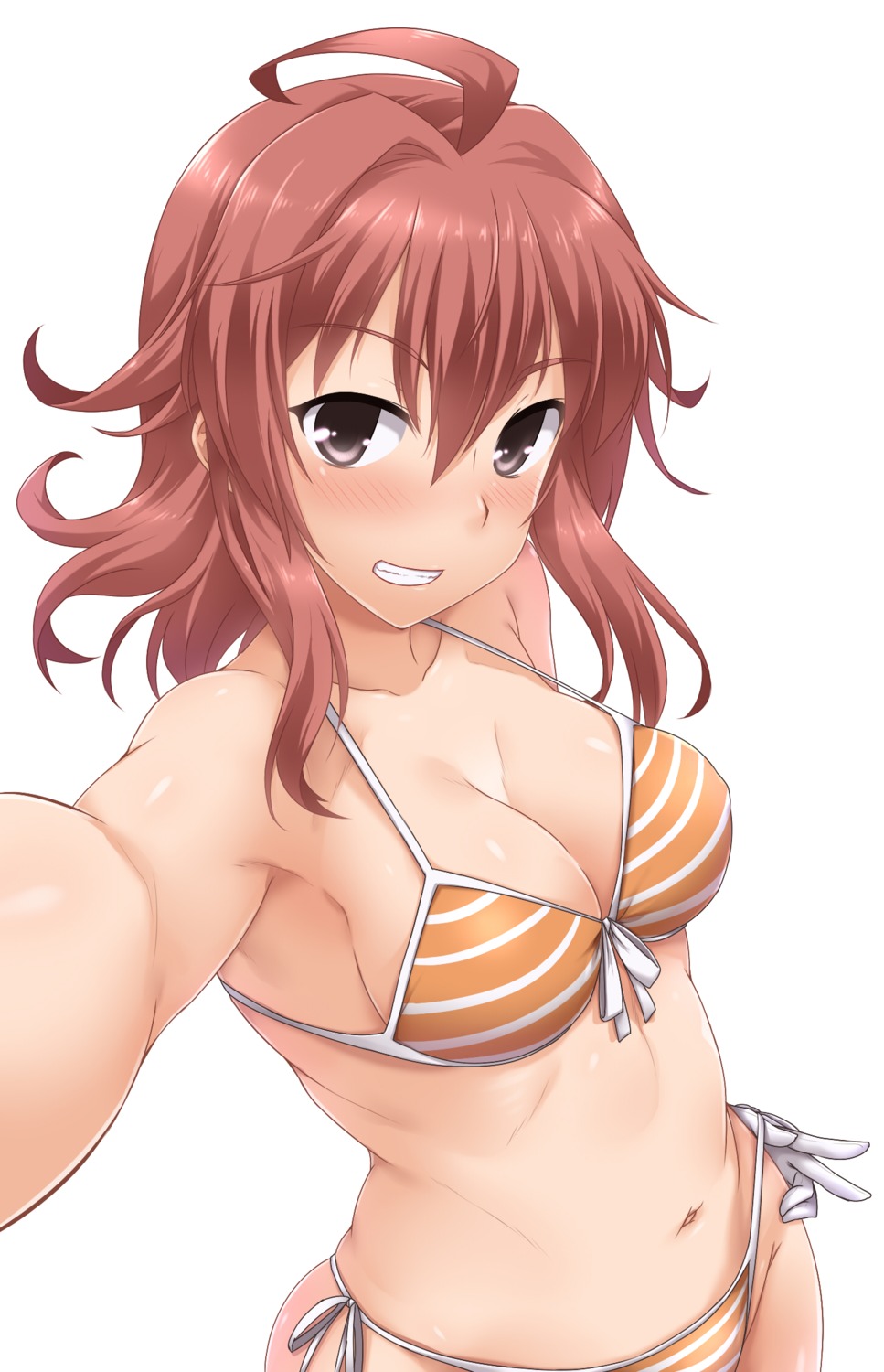 arashi_(kancolle), bikini, cleavage, kantai_collection, swimsuits, yoshi_tama