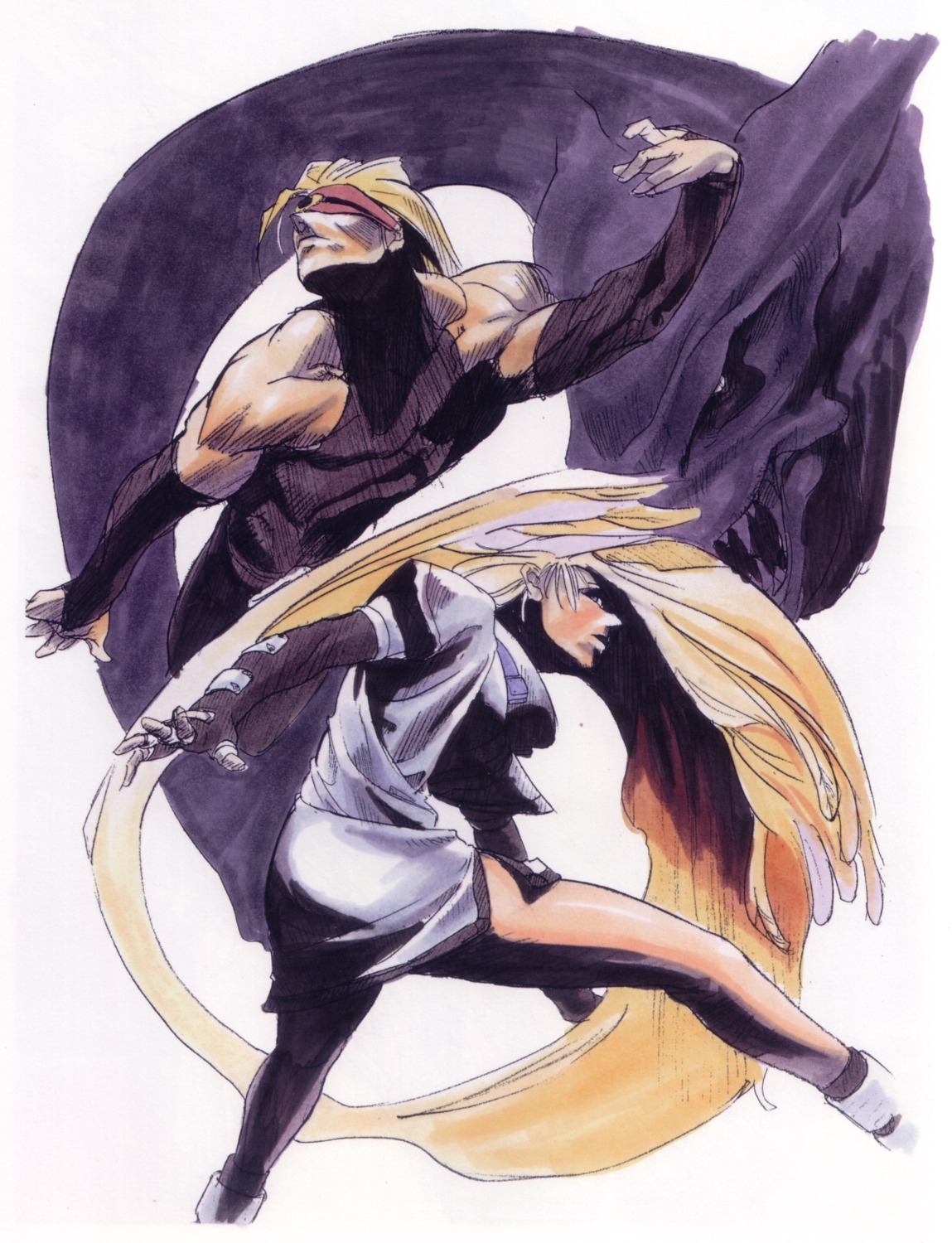 bodysuit, guilty_gear, millia_rage, pantyhose, zato-1