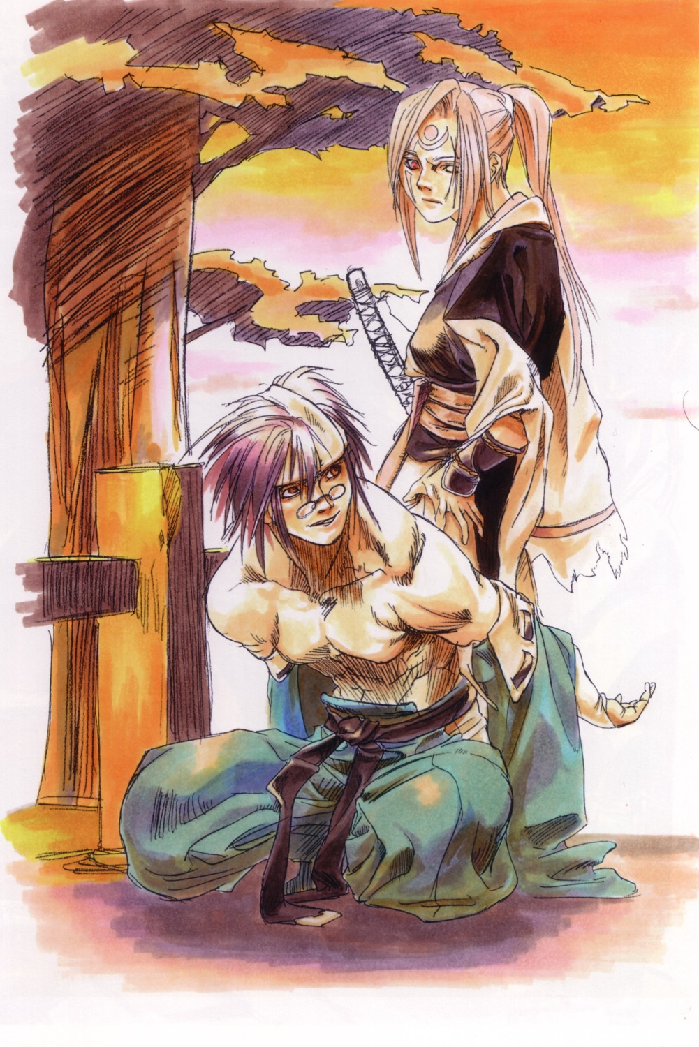 baiken, guilty_gear, mito_anji