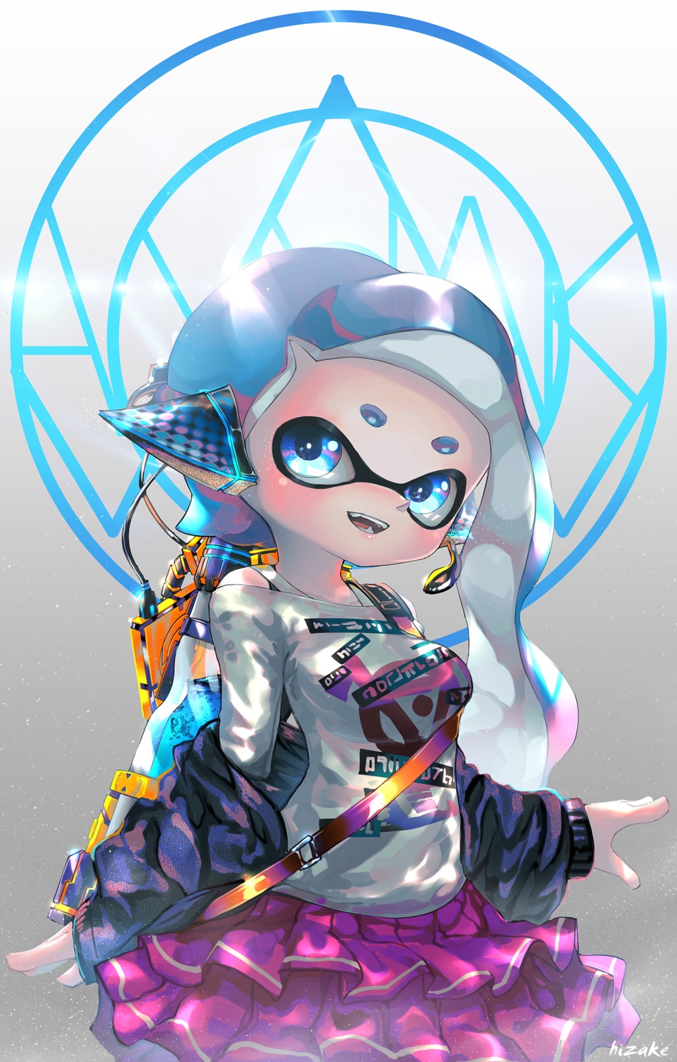 inkling_(splatoon), kashu_(hizake), pointy_ears, splatoon, sweater