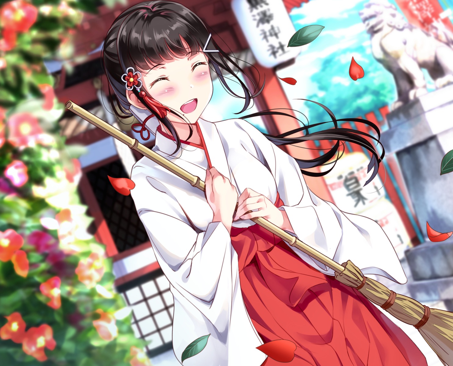 japanese_clothes, kurosawa_dia, love_live!_(series), love_live!_sunshine!!, miko, tipii