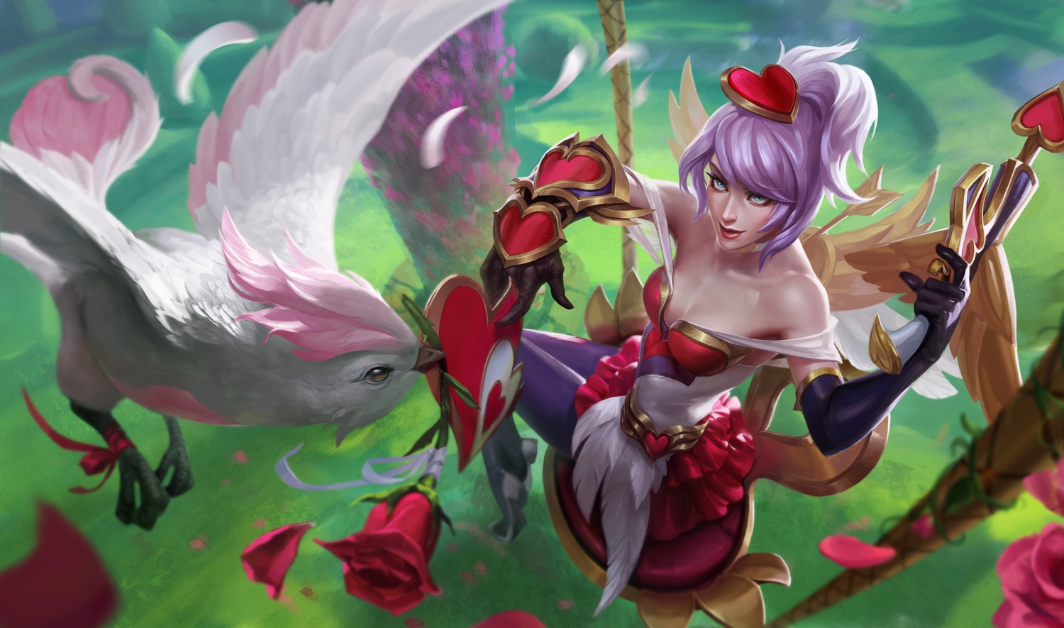 armor, cleavage, league_of_legends, quinn_(league_of_legends), tagme, weapon
