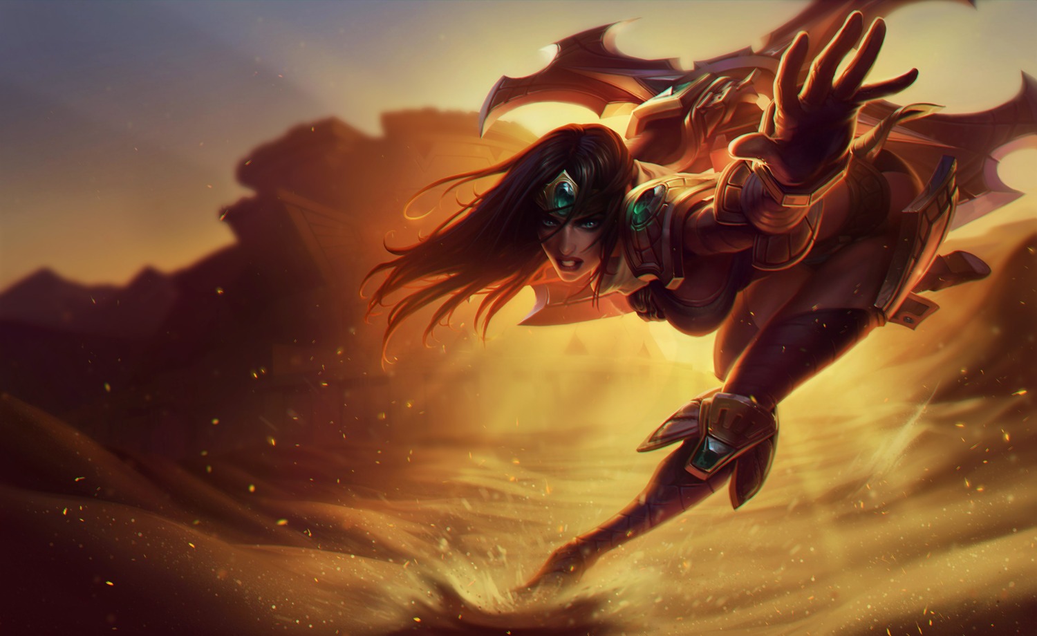 armor, league_of_legends, sivir, tagme, thighhighs, weapon