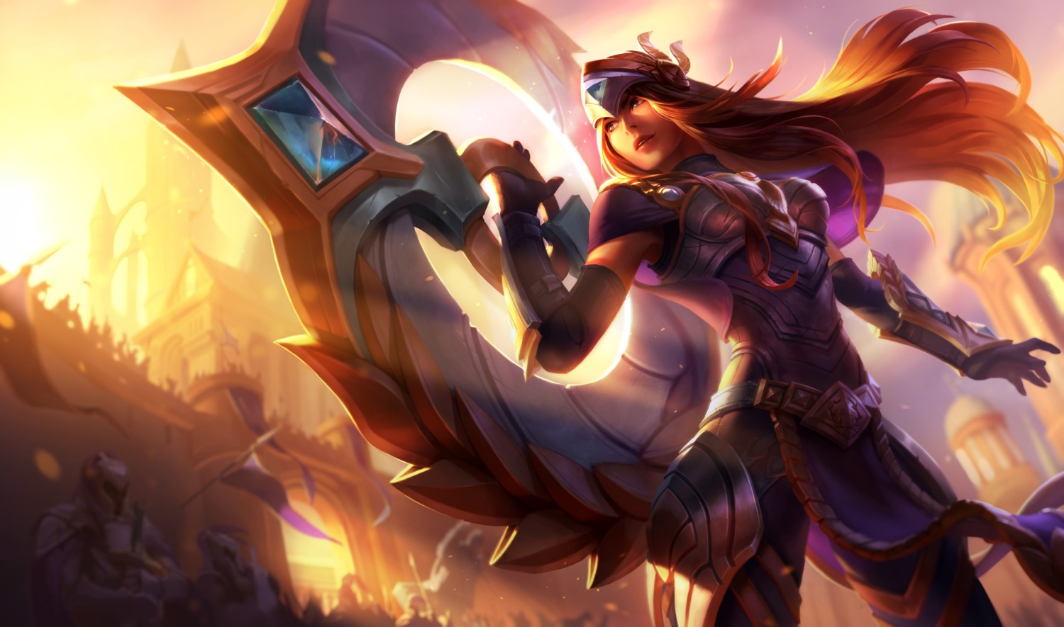 armor, bodysuit, league_of_legends, sivir, tagme, weapon