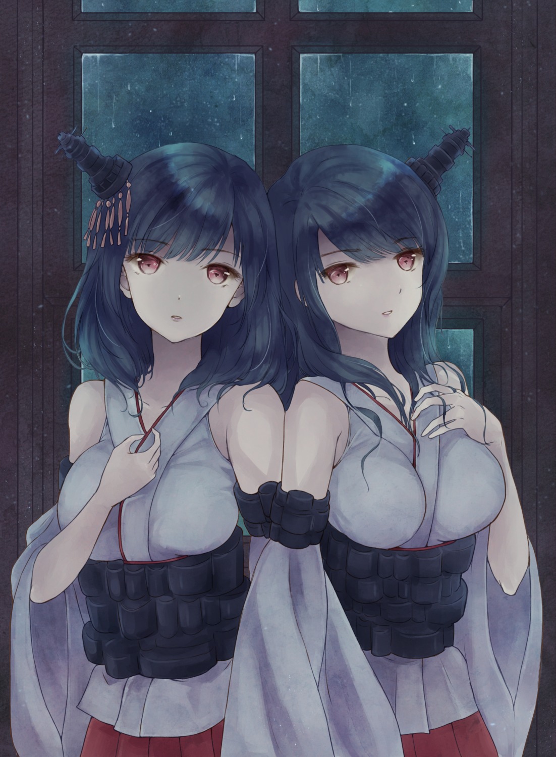 fusou_(kancolle), kantai_collection, nagidango, yamashiro_(kancolle)