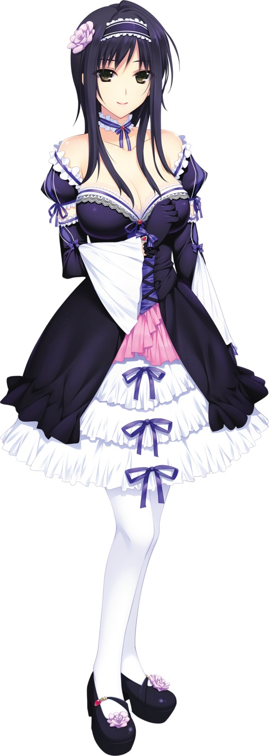 gothic_lolita, heels, hibiki_works, iizuki_tasuku, izumi_wakoto, lolita_fashion, lovely_x_cation_2, no_bra