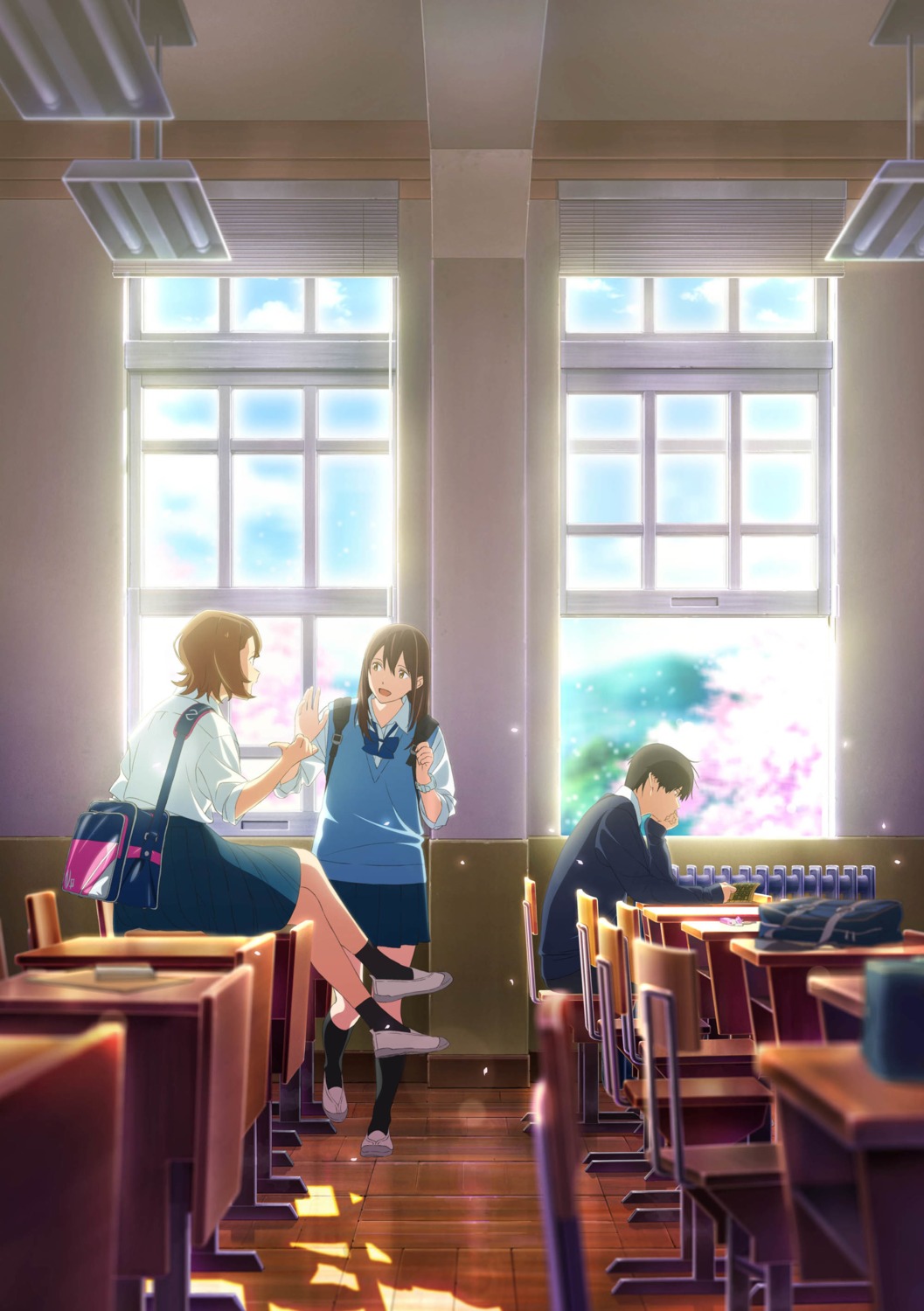 kimi_no_suizou_wo_tabetai, seifuku, sweater, tagme, yamauchi_sakura
