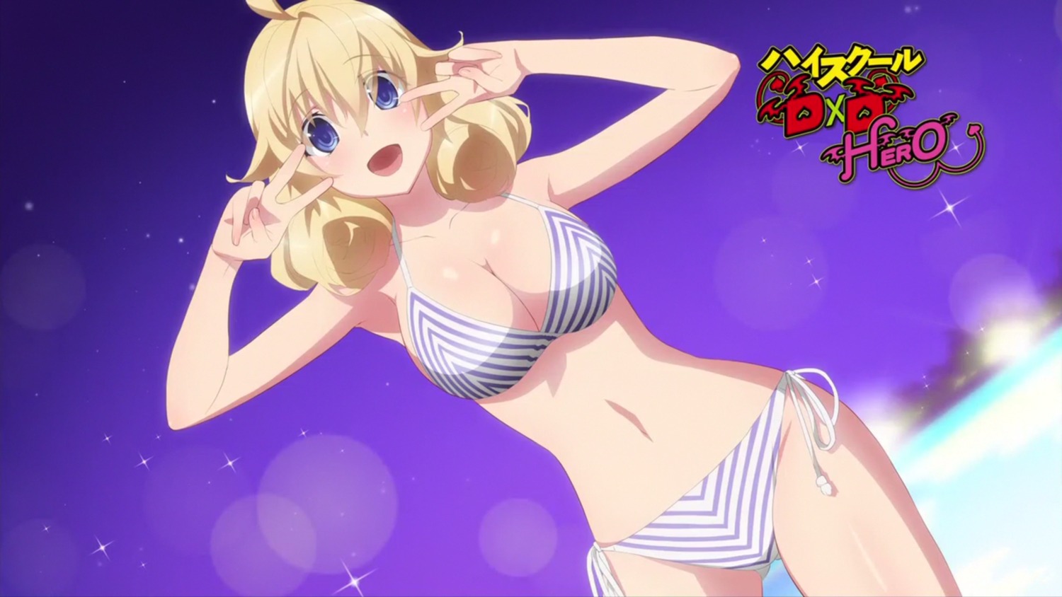bikini, cleavage, high_school_dxd_hero, highschool_dxd, le_fay_pendragon, swimsuits