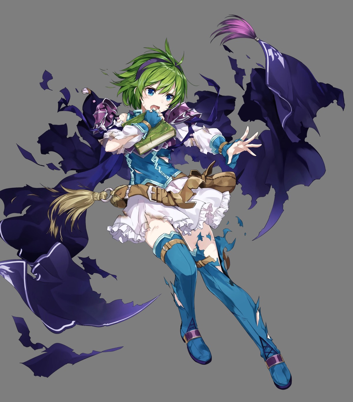 fire_emblem, fire_emblem:_seima_no_kouseki, fire_emblem_heroes, nino_(fire_emblem), nintendo, ordan, thighhighs, torn_clothes, transparent_png