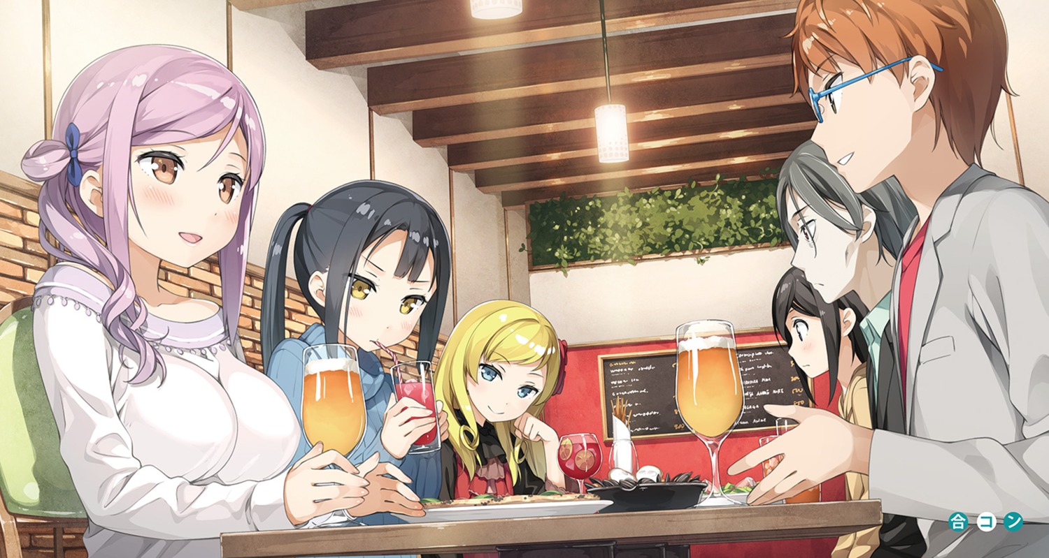 aioi_ui, fuwa_haruto, hashima_chihiro, imouto_sae_ireba_ii., kaizu_makina, kantoku, kasamatsu_aoba, megane, oono_ashley, sweater