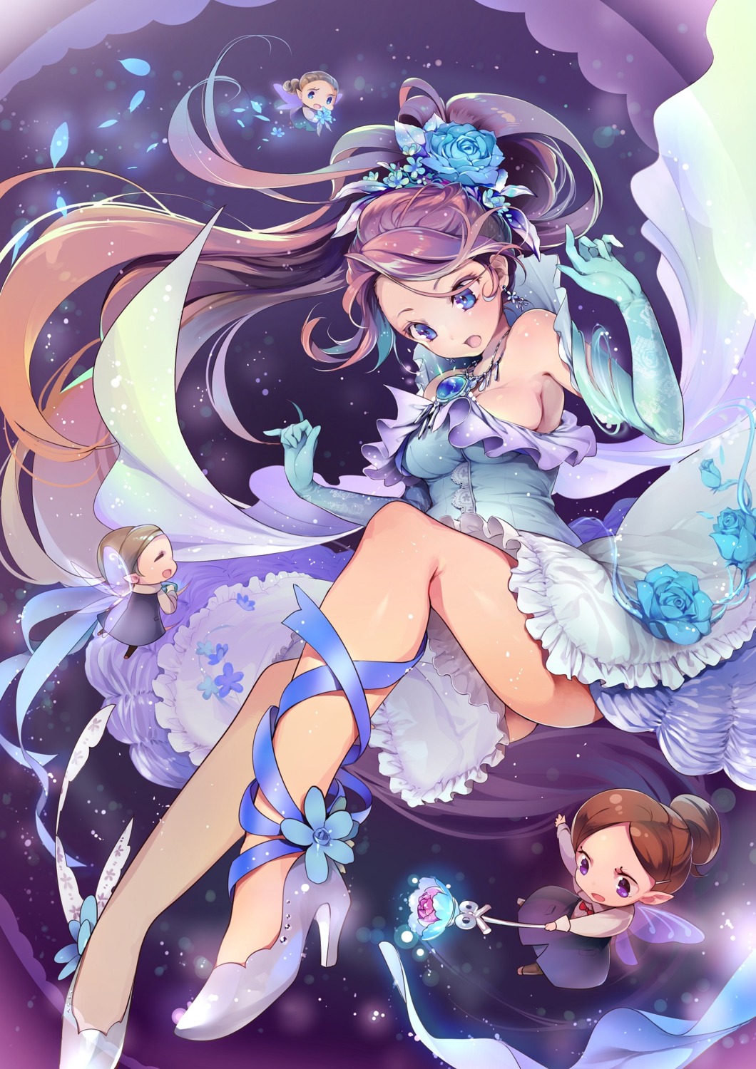 fairy, heels, mg_kurino, wings