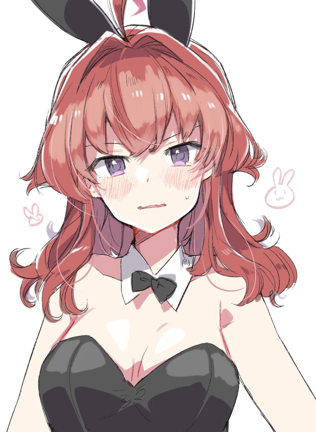 animal_ears, arashi_(kancolle), bunny_ears, bunny_girl, cleavage, kantai_collection, takeshima_eku