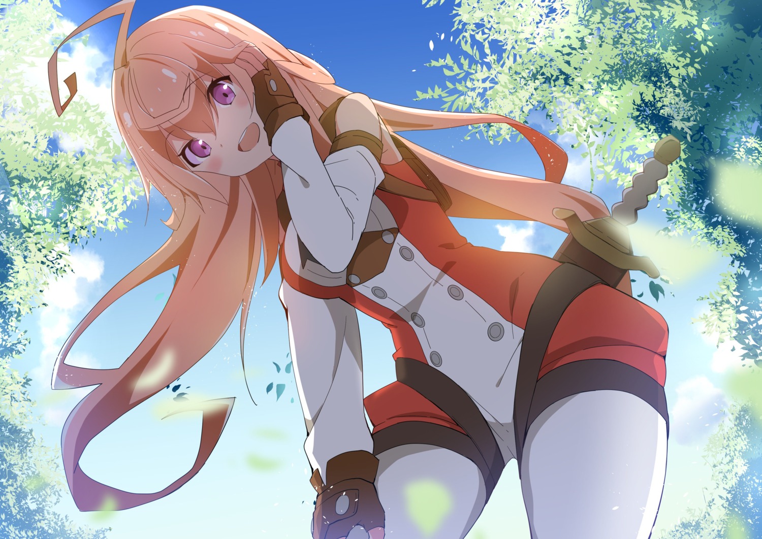 campanella_(last_period), jime, last_period, pantyhose, sword