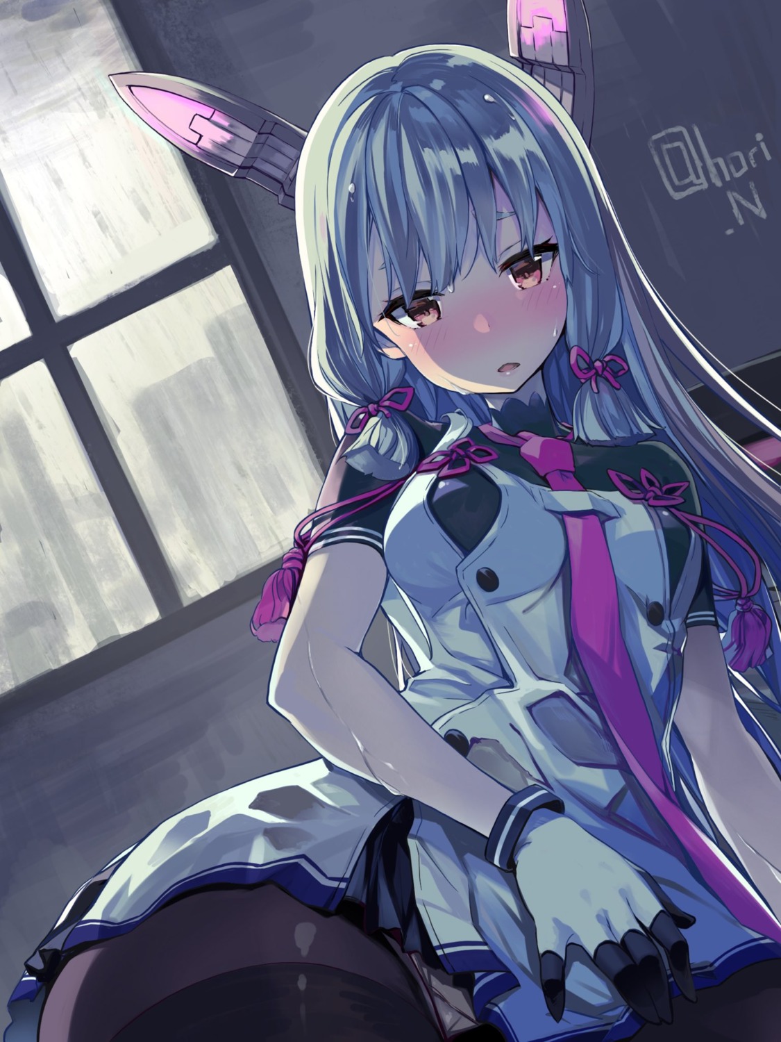 kantai_collection, mecha_musume, murakumo_(kancolle), nino_(shira825), pantsu, pantyhose