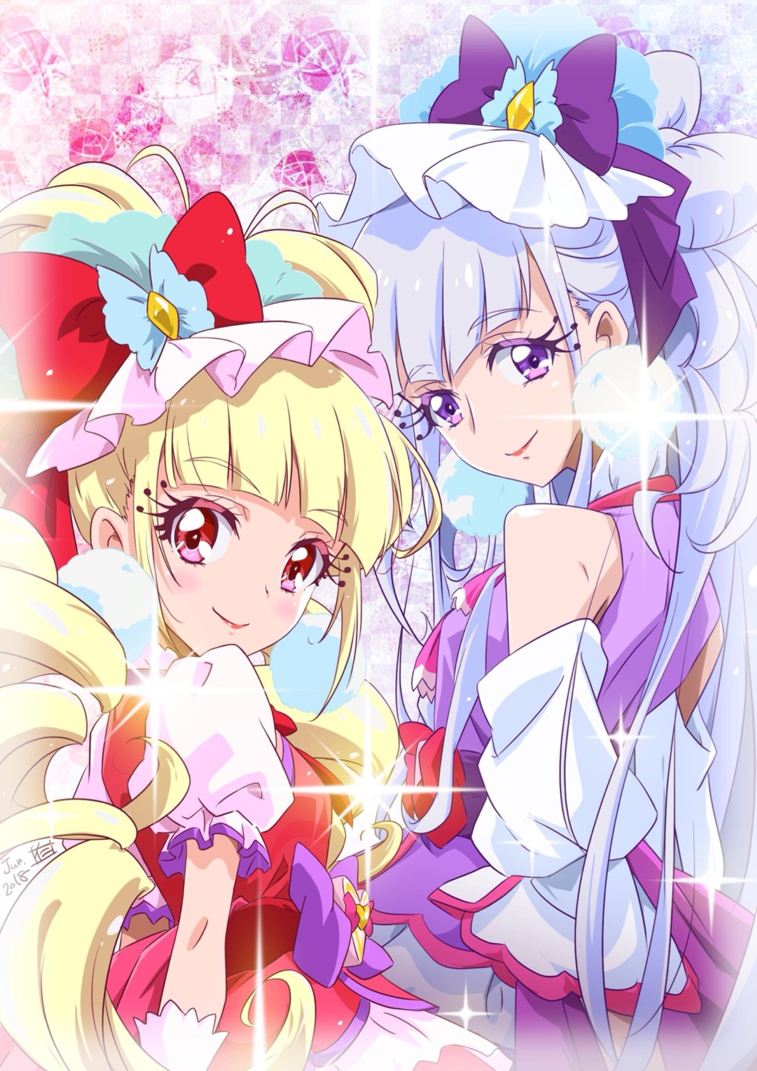 aisaki_emiru, hugtto!_precure, nii_manabu, precure, ruru_amour