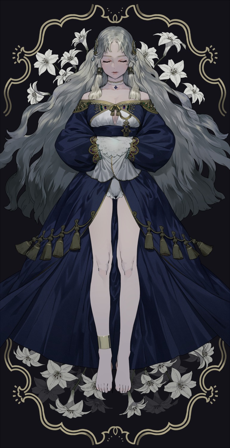 cleavage, dress, kazari_tayu