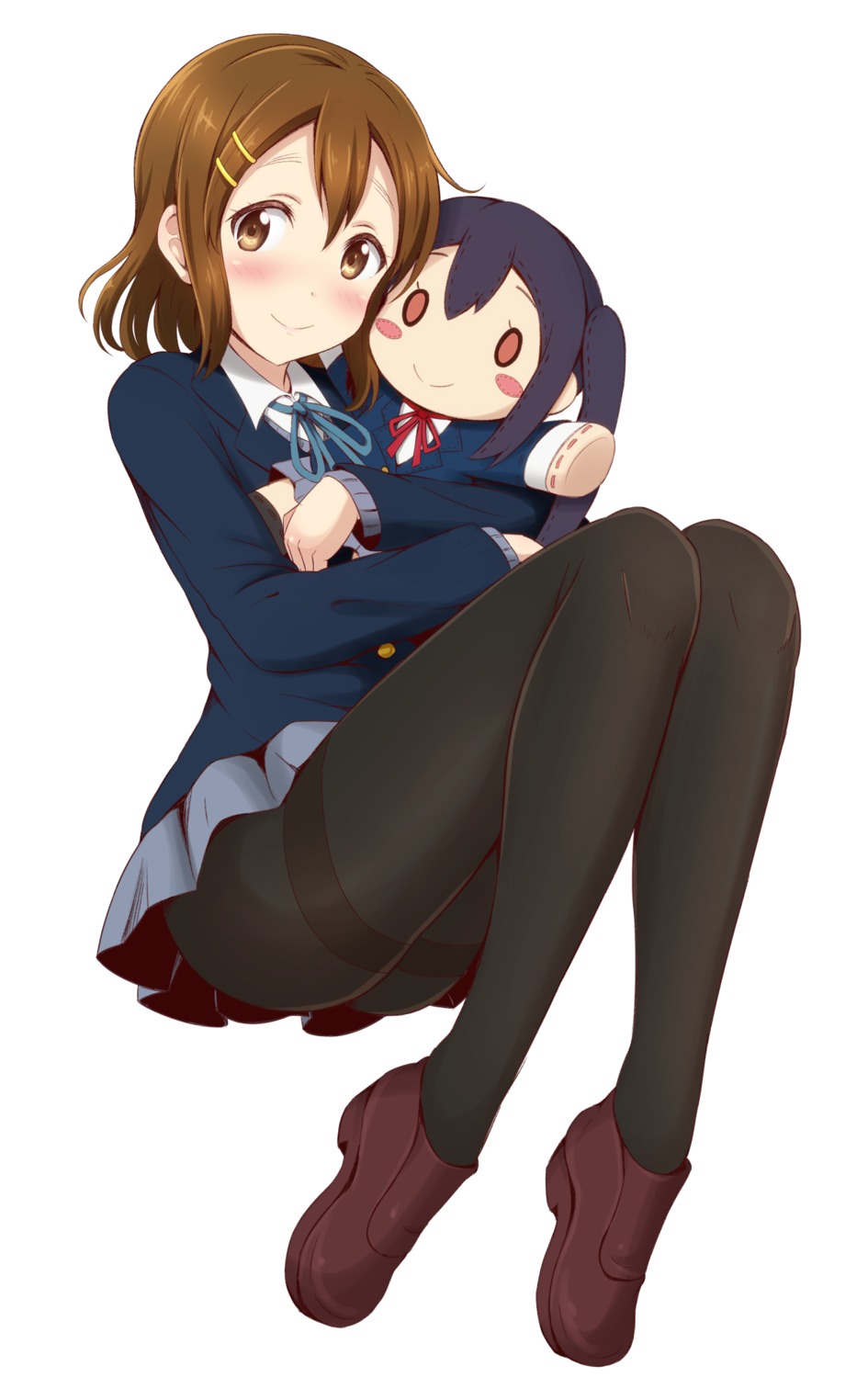 ckst, hirasawa_yui, k-on!, nakano_azusa, pantyhose, seifuku