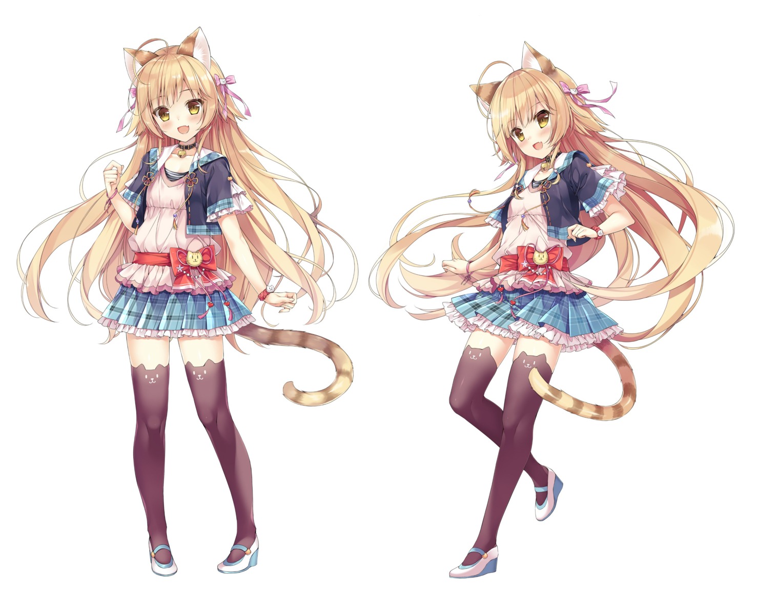 animal_ears, heels, makulove, mii_(makulove), nekomimi, pikomint, tail, thighhighs
