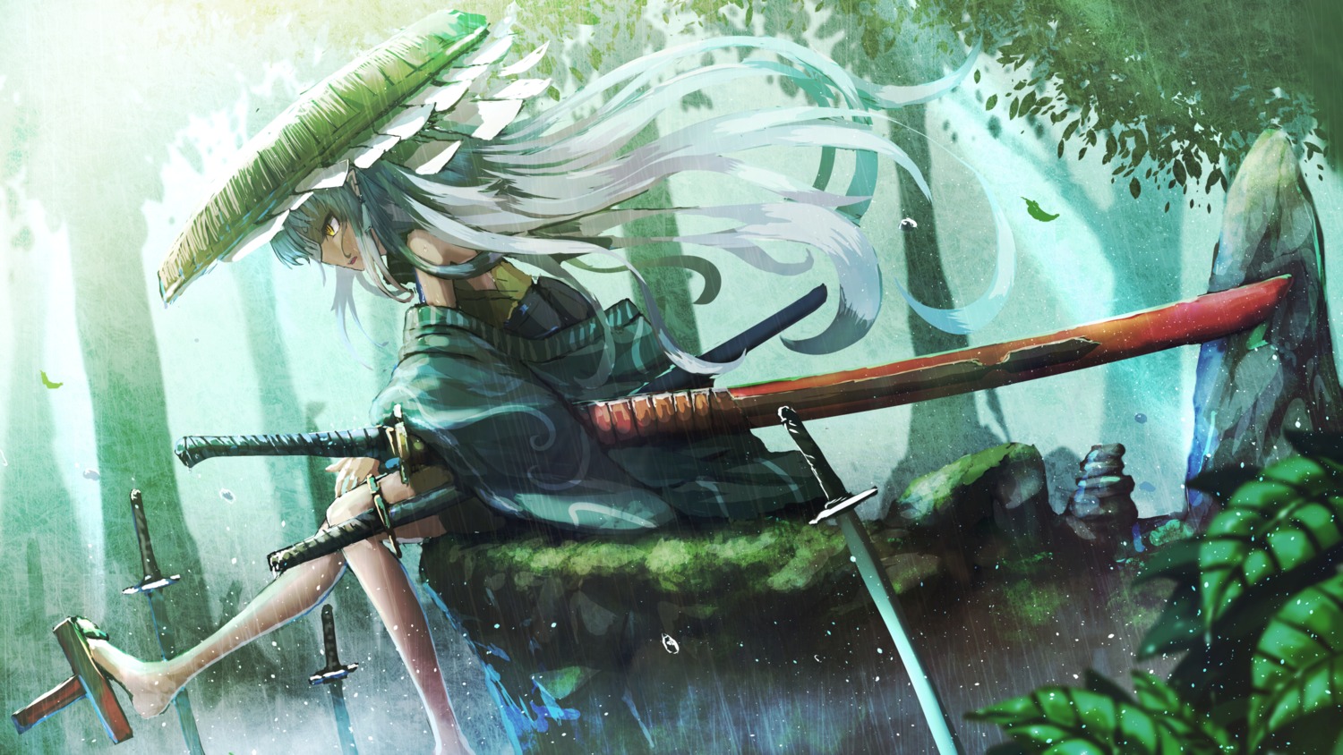 japanese_clothes, namacotan, sword