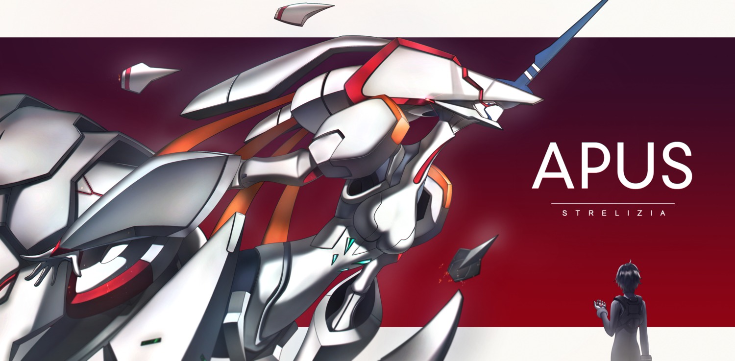bodysuit, darling_in_the_franxx, hiro_(darling_in_the_franxx), mecha, murasaki_saki, strelizia, strelizia_apus