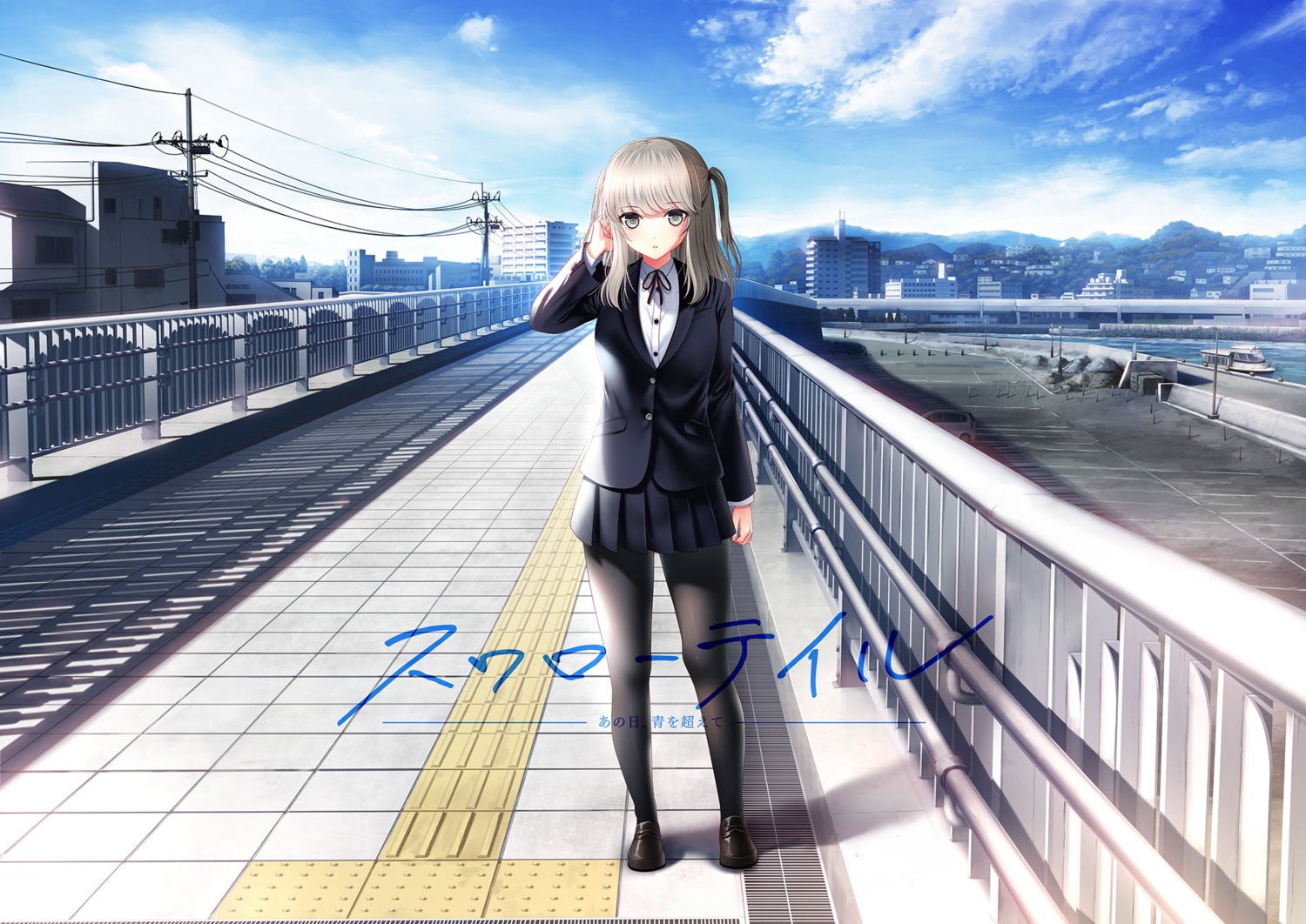 katahira_yuuna, minamihama_yoriko, niko_(brand), pantyhose, seifuku, swallowtail